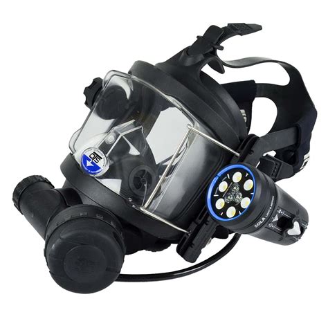 Ots Guardian Full Face Mask Accessory Rail Light System W Sola Dive