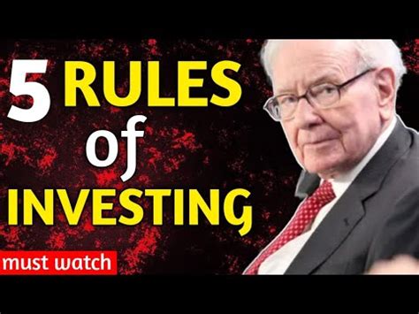 Warren Buffett Investment Strategy The Warren Buffett Way Rules