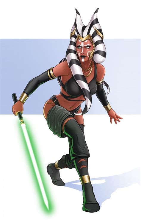 Commission Jedi Togruta By Birdyraider On Deviantart Star Wars