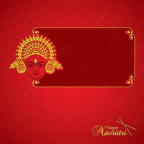 Navratri Utsav Greeting Card India Indian Shubh Vector India Indian