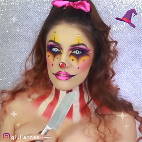 Clown Halloween Makeup Tutorial Idea [video] Halloween Makeup