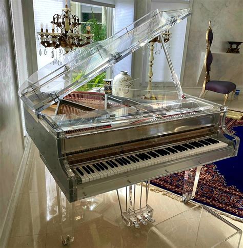 Unique Transparent Plexiglass Crystal Grand Piano A Pianos