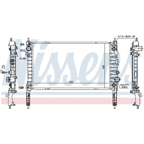 Kühler Motorkühler Autokühler NISSENS für Opel Mokka Mokka X J13