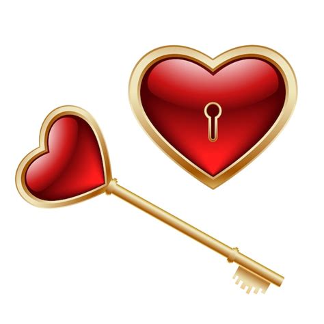 Premium Vector Key And Heart