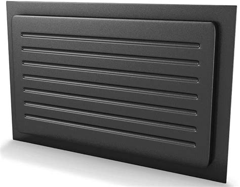 Crawl Space Foundation Vent Cover Outward Mounted Black 13 Height X 21 Width