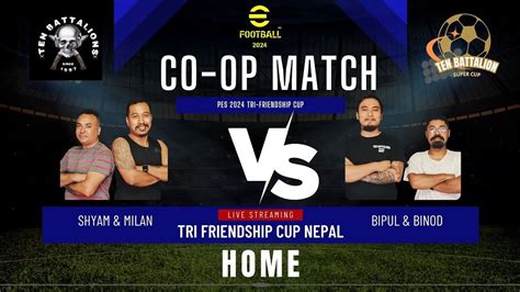 Mobile EFOOTBALL CO OP HOME MATCH TRI FRIENDSHIP CUP 2024 EFOOTBALL