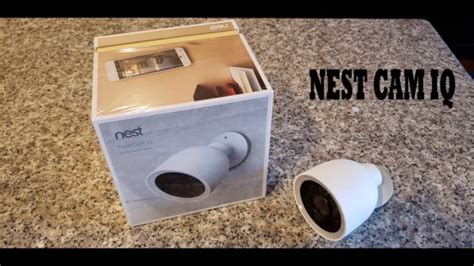 NEST CAM IQ WIFI OUTDOOR SECURITY CAMERA UNBOXING AND CAMERA VIDEO