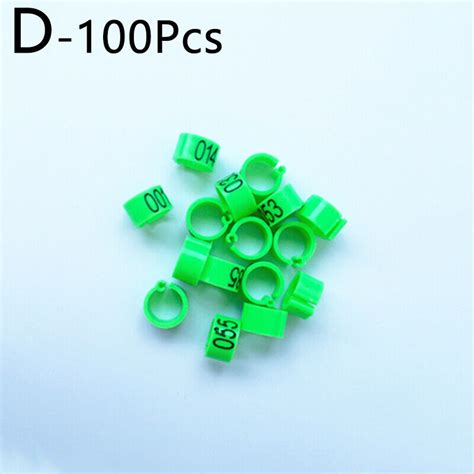 100pcs 8mm Bird Dove Pigeon Parrot Leg Ring Small Bird Foot Rings Bird