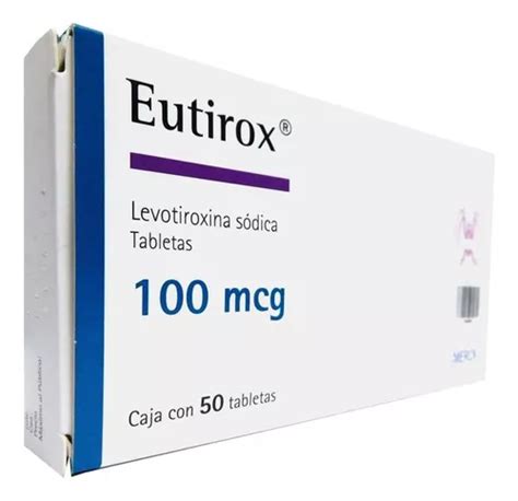 Eutirox 100 Mcg Caja Con 50 Tabletas Envío Gratis