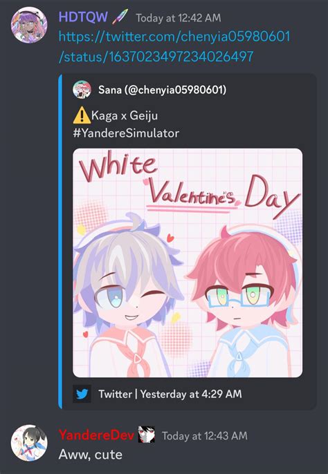 YandereDev Finds Gay Fan Art Cute Guess He Isn T Homophobic Like Some People Say R Osana