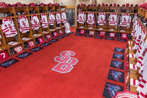 Locker Room Stony Brook Ice Hockey