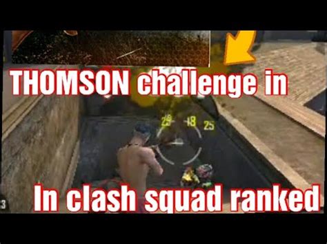 Thomson Challenge In Clash Squad Ranked YouTube