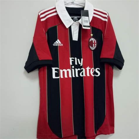 Jual Jersey Original Ac Milan Home Minus Sponsor Shopee Indonesia