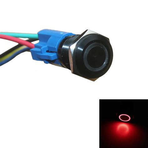 Ee Support Mm V Colors Led Light Push Button Toggle Switch Black