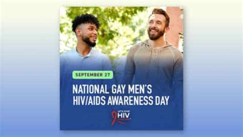 National Gay Mens Hiv Aids Awareness Day Cdc Nchhstp