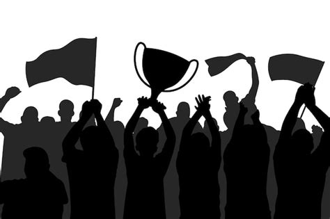 ilustracion de fanaticos del futbol dibujados  mano vector gratis