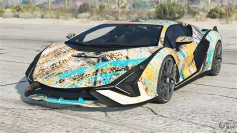 Lamborghini Sian Fkp 37 2020 S6 Add On Para Gta 5