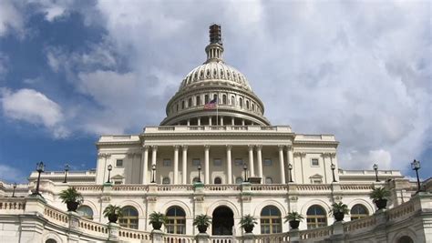 United States Capital Building, Congress Stock Footage Video (100% ...