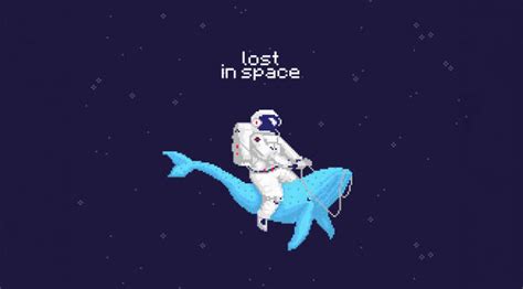 10000x10000 Astronaut 4k Lost in Space Pixel Art 10000x10000 Resolution ...