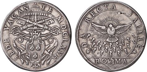 NumisBids Nomisma Spa E Auction 28 Lot 447 Sede Vacante 1667