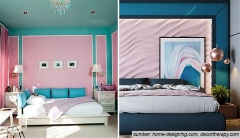 7 Inspirasi Cat Kamar Warna Pink Dan Biru Paling Kece