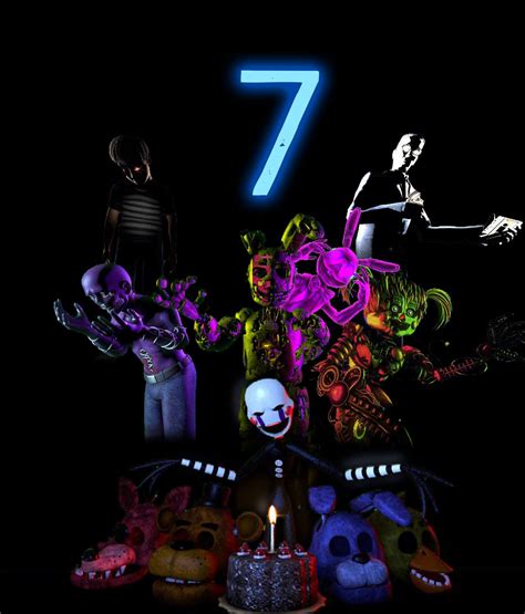 Happy 7th Anniversary Fnaf Rfivenightsatfreddys