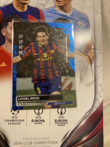 Topps Flagship Ucc Lionel Messi Historic Hat Trick Rare