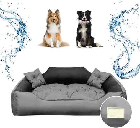 Black Lion Personalisierbares Hundebett Grosse Hunde Waschbar