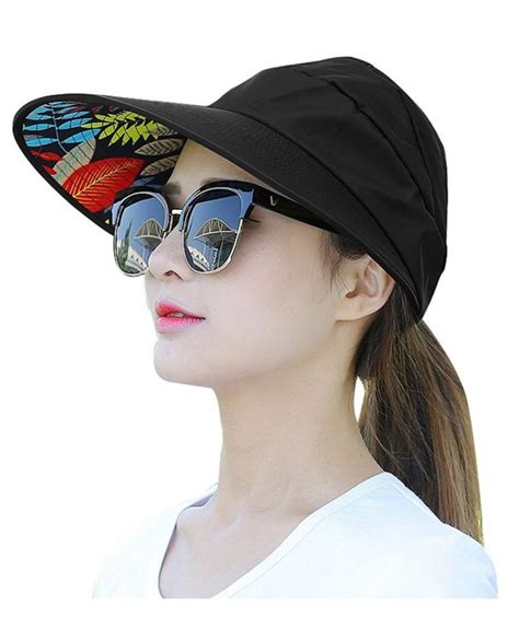 Women's Snap Visor - Black - CA11HAI72ED