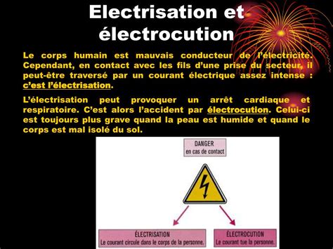 PPT Les dangers de lélectricité PowerPoint Presentation ID 248986