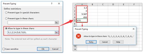 How To Limit Cell Entry To Numeric Value Or A List In Excel