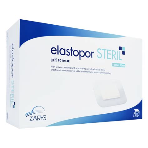 ELASTOPOR STERIL opatrunek jałowy 10x15cm 30szt 12119045103 Allegro pl