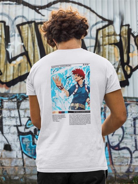 Unisex My Hero Academia Shoto Todoroki Shirt Boku No Hero Etsy