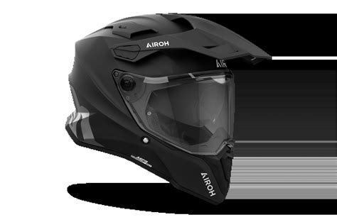 Casco Integrale Touring Airoh COMMANDER 2 COLOR In Fibra Nero Opaco