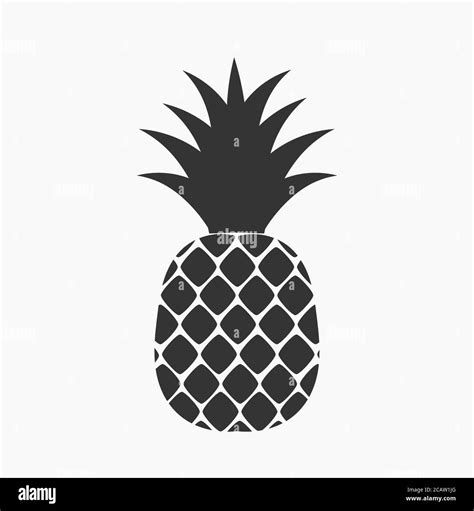 Pineapple Fruit Icon Vector Illustration Stock Vector Image And Art Alamy