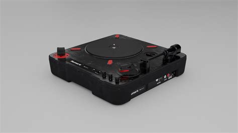 D Model Numark Pt Scratch Portable Dj Turntable Turbosquid