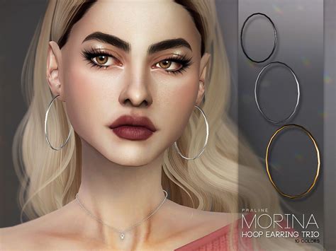 Big Hoop Earrings Sims 4 Cc At Melissa Hanson Blog