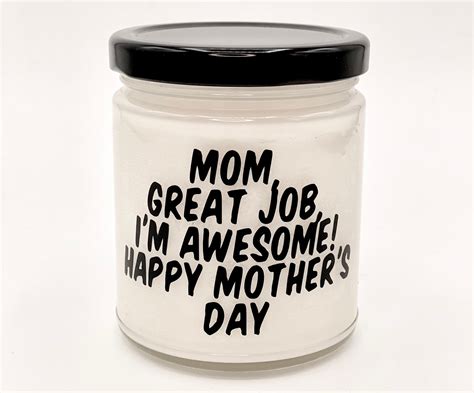 Mothers Day Funny Mom Candle Soy Candle T For Mom Etsy