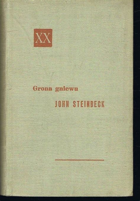 Grona Gniewu John Steinbeck 11447980416 Oficjalne Archiwum Allegro