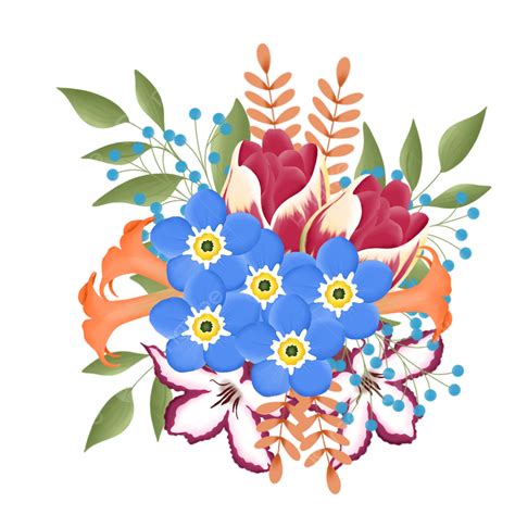 Elegant Flower Bouquet Illustration Flower Bouquet Flower Bouquet