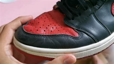 Beli Nike Air Jordan 1 Bred Banned Dan Travis Scott Di Shopee YouTube