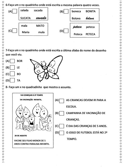 Atividade Diagn Stica Ano Portugu S Revoeduca