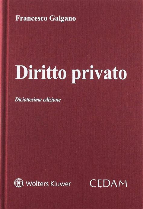 Amazon It Diritto Privato Galgano Galgano Libri