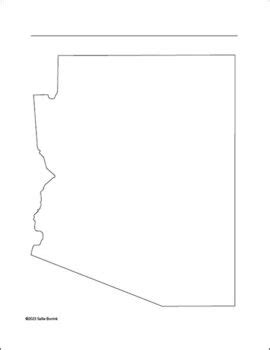 Arizona Map Printable - The Faithful Christian Woman