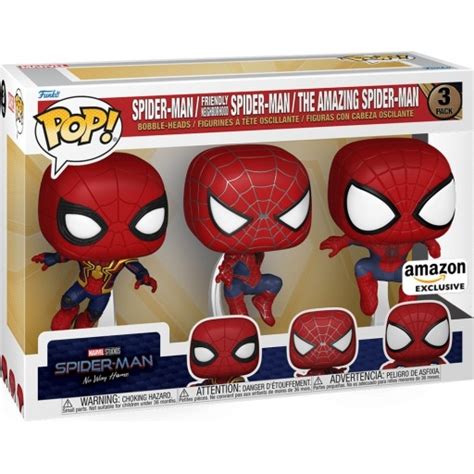 Funko Pop Spider Man Tom Holland Andrew Garfield Tobey Maguire