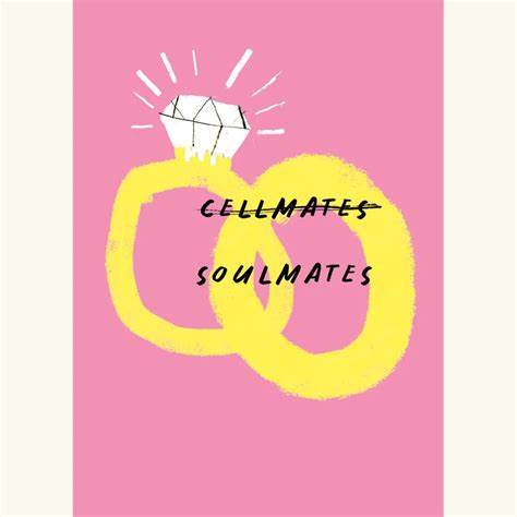 Cellmates Soulmates Wedding Card From Conor Langton