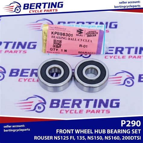 Pc Front Wheel Hub Bearing Set Rouser Ns Fi Ns Ns Genuine