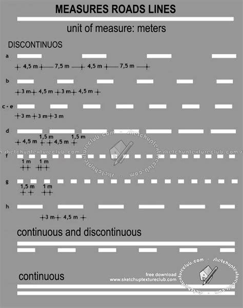 International road lines measures 18737