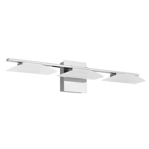 Eglo Metrass 3 2756 In 3 Light Chrome Led Moderncontemporary Vanity Light In The Vanity Lights