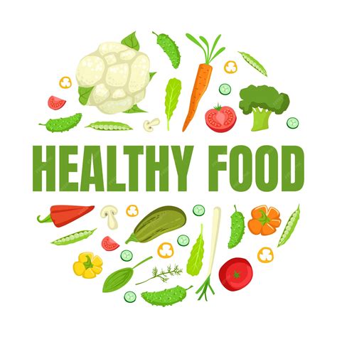 Premium Vector Healthy Food Banner Template With Organic Vegetables